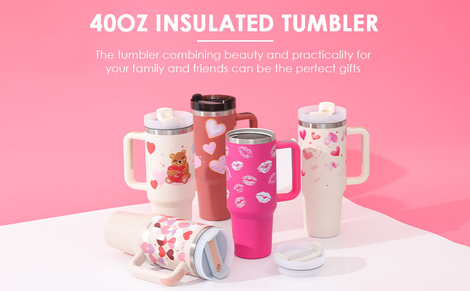 40oz Spill Proof Tumbler – Hot & Cold Insulated