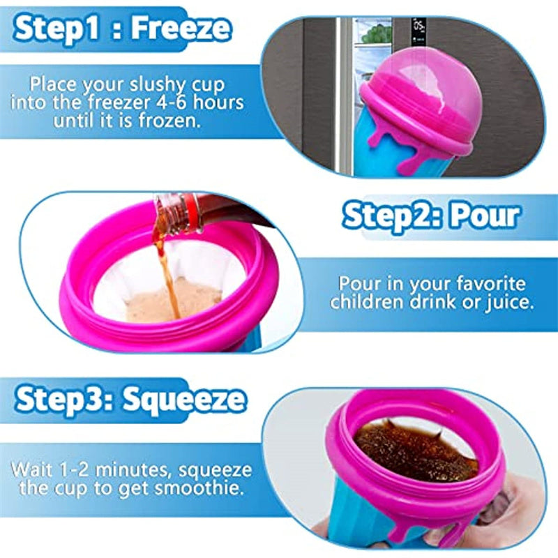 Quick-Frozen Slushy Maker – 500ml Summer Cup